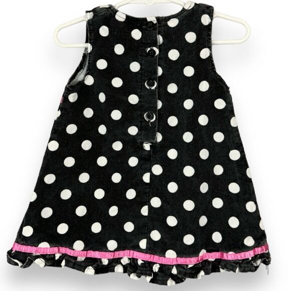 Girls 12M Dress Bundle Lot Carters Boho Floral Embroidered Sleeveless Polka Dot - Picture 12 of 12